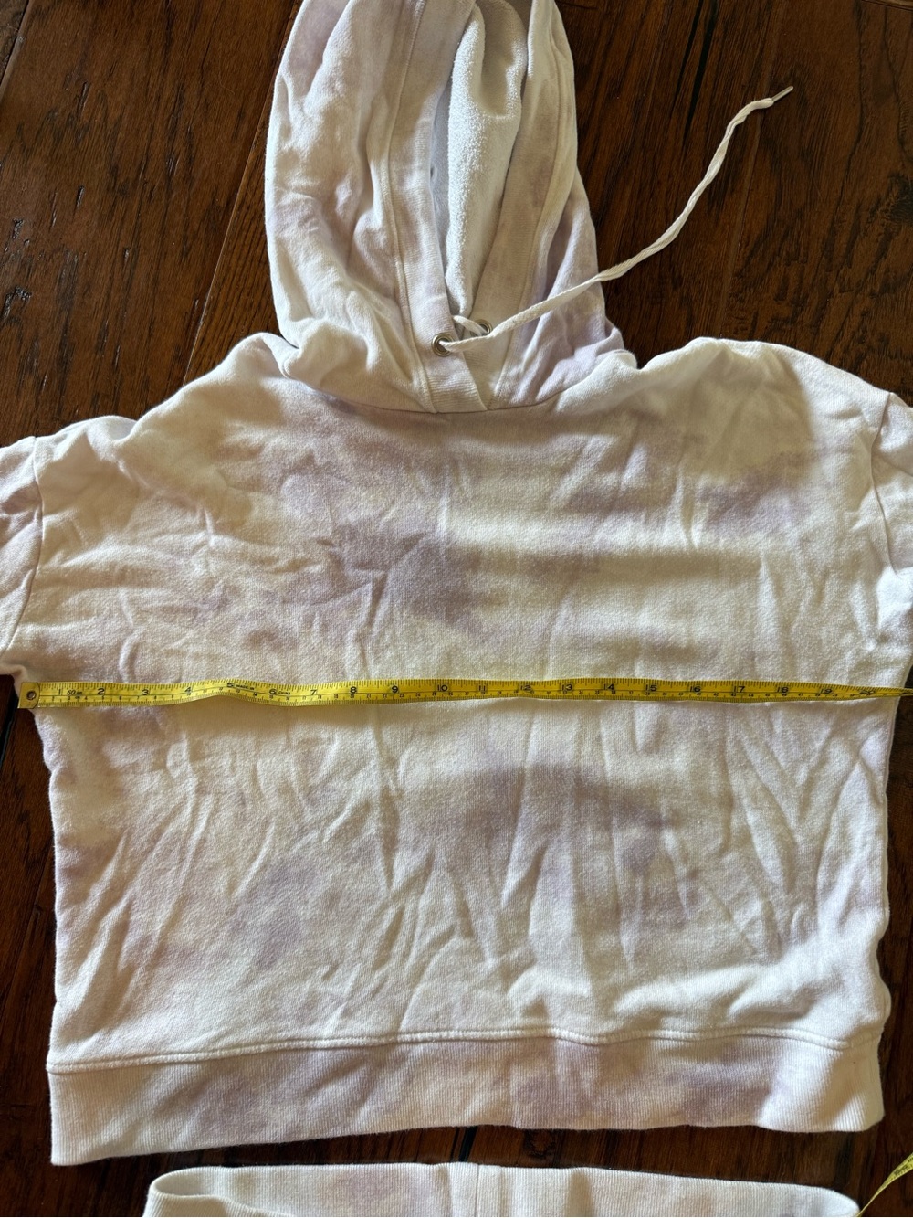 Rails Murray Lavender Tie-Dye Terry Hoodie with Drawstring Shorts - Picture 6 of 8